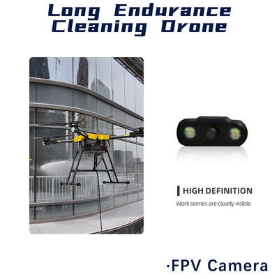Factory Direct High-Pressure Carbon Fiber Water Gun for Building Exterior Cleaning by Drone